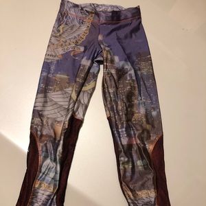 Capri LabellaMafia Lavender Print Legging